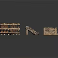 Handmade Wooden Crates in Various Sizes for Home Storage and Decoration