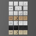 Modern Switch Panels in Various Colors Styles and Designs for Home Decoration