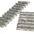 Modern Bluestone Slab Steps Landscape Park Steps Natural Slab Steps Old Slab Steps Stone Steps Rural Stone Steps Old Strip Stone Block Stone Old Slab 3d model