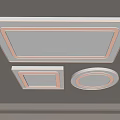 Modern Ceiling Lights With Square Round Rectangular Geometric Shapes And LED Lighting Design