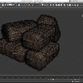 Hay stack hay stack hay stack weed stack hay stack hay stack hay stack turf low face number low model simple model game video level super realistic 3d model