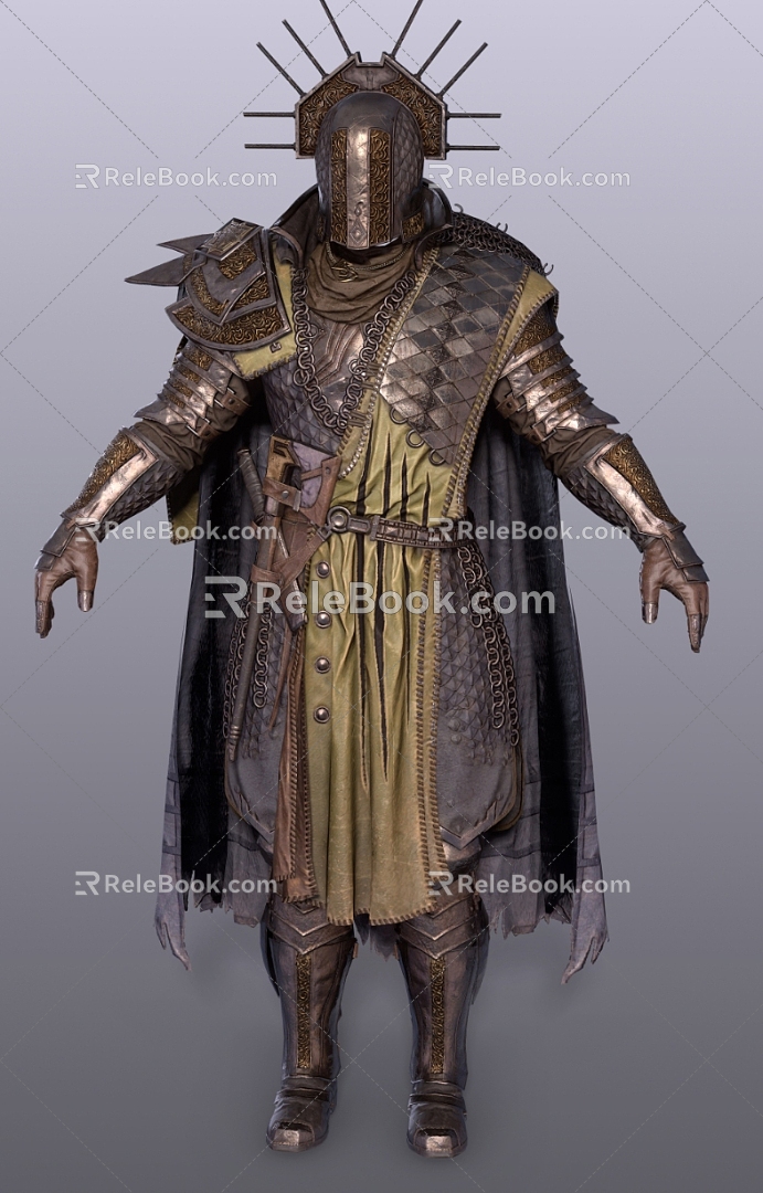 Warrior Armor Armor European Warrior Medieval Warrior 3d model