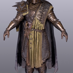 Warrior Armor European Warrior Medieval Warrior 3d model