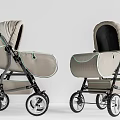Modern stroller 3d model
