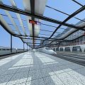 Modern Platform Public Construction Quanzhou Railway Station Platform 3d model