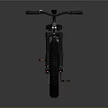 Gray Electric Mountain Bicycle With Modern Design And Wide Off Road Tires