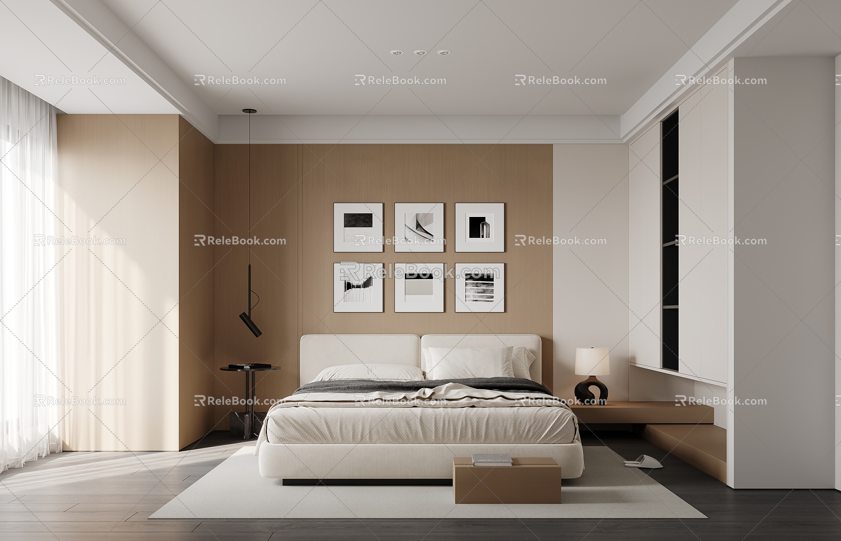 Modern Bedroom 3d model