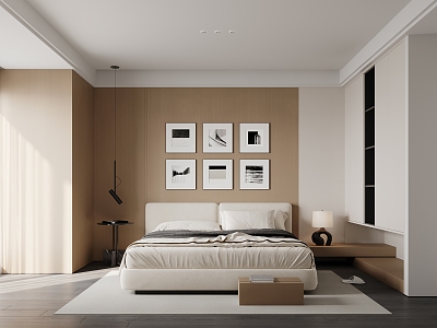 Modern Bedroom 3d model