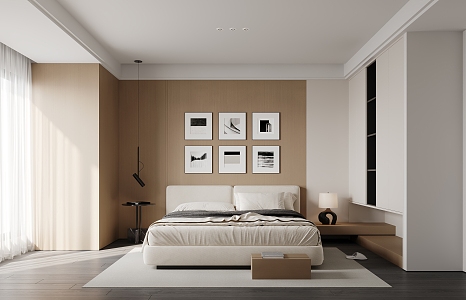 Modern Bedroom 3d model