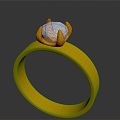 Ring Diamond Ring Gem Ring Women's Ring Wedding Ring Ring Ring Gold Ring Silver Ring Jewelry 3d model