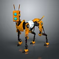Modern robot dog robot dog robot warrior robot police 3d model