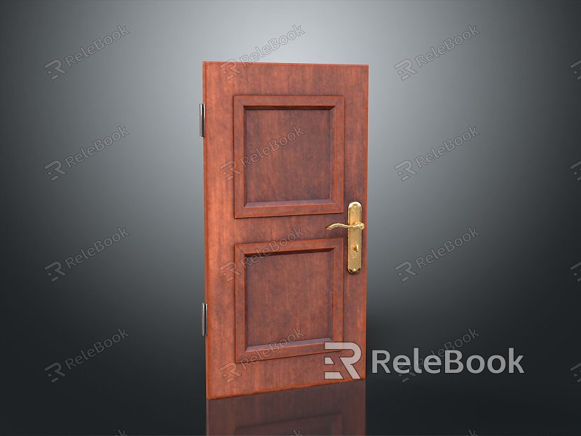 Door Wooden Door Bedroom Door Home Door Furniture Furniture Realistic model