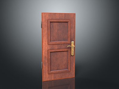 Door Wooden Door Bedroom Door Home Door Furniture Realistic model