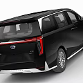 Black MPV Car With Vertical Front Grille Alloy Wheels And Leather Interior Seats