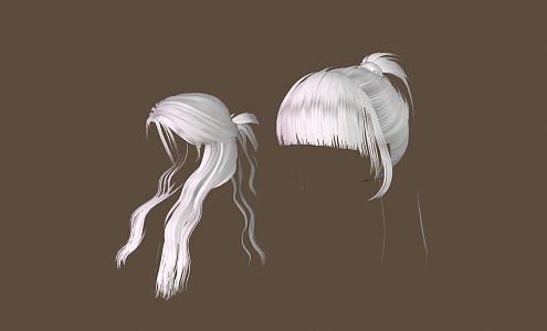 hair insert hair insert hair 3d model