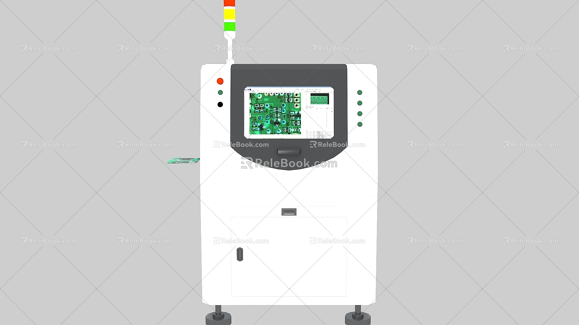 SMT workshop equipment Automatic AOI testing equipment 3d model