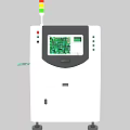Industrial Equipment For PCB Inspection Featuring Digital Display Control Panel And Indicator Lights