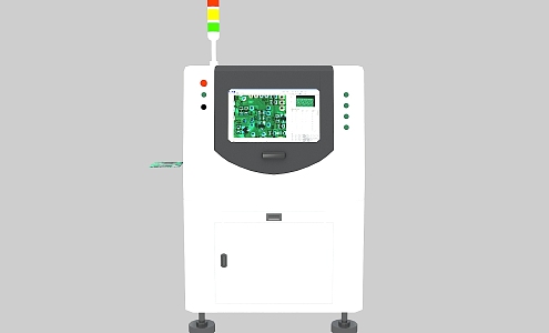 SMT workshop equipment Automatic AOI testing equipment 3d model