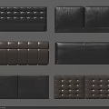 Various Leather Headboard Designs Featuring Tufted And Paneled Styles In Brown Dark Gray