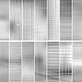 Room Divider Design Ideas With Various Slatted Grid And Textured Patterns