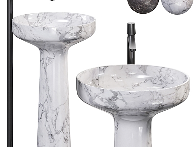 Modern wash basin wash basin 3d model