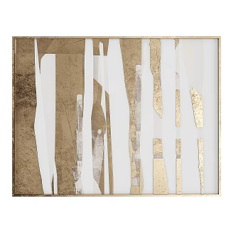 modern abstract painting 3d model