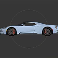 Futuristic Light Blue Sports Car With Sleek Aerodynamic Design Black Windows And Wheels