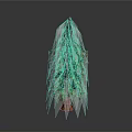 Evergreen Tree With Lush Green Foliage And Brown Trunk In Upright Shape