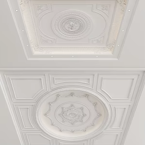 European-style ceiling 3d model