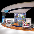 Disney Themed Shopping Mall Store with Toys Accessories and Display Shelves