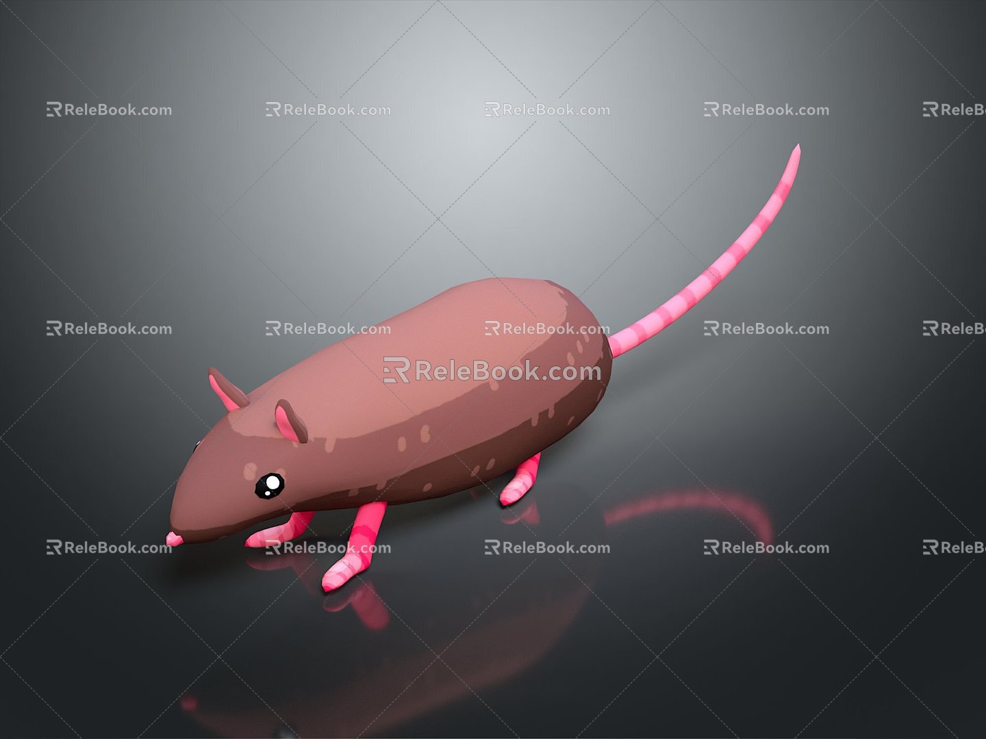 Cartoon Mouse Anime Mouse Anime Mouse Cartoon Character Cartoon Animal Cartoon Small Animal Game Character 3d model