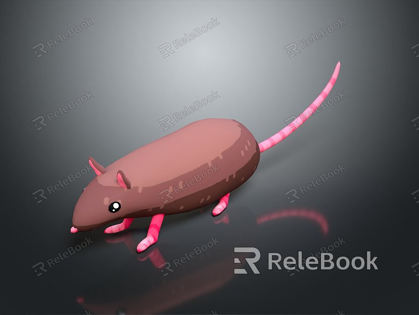 Cartoon Mouse Anime Mouse Anime Mouse Cartoon Character Cartoon Animal Cartoon Small Animal Game Character model