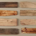 Natural Stone Wood Planks With Diverse Textures And Natural Color Variations