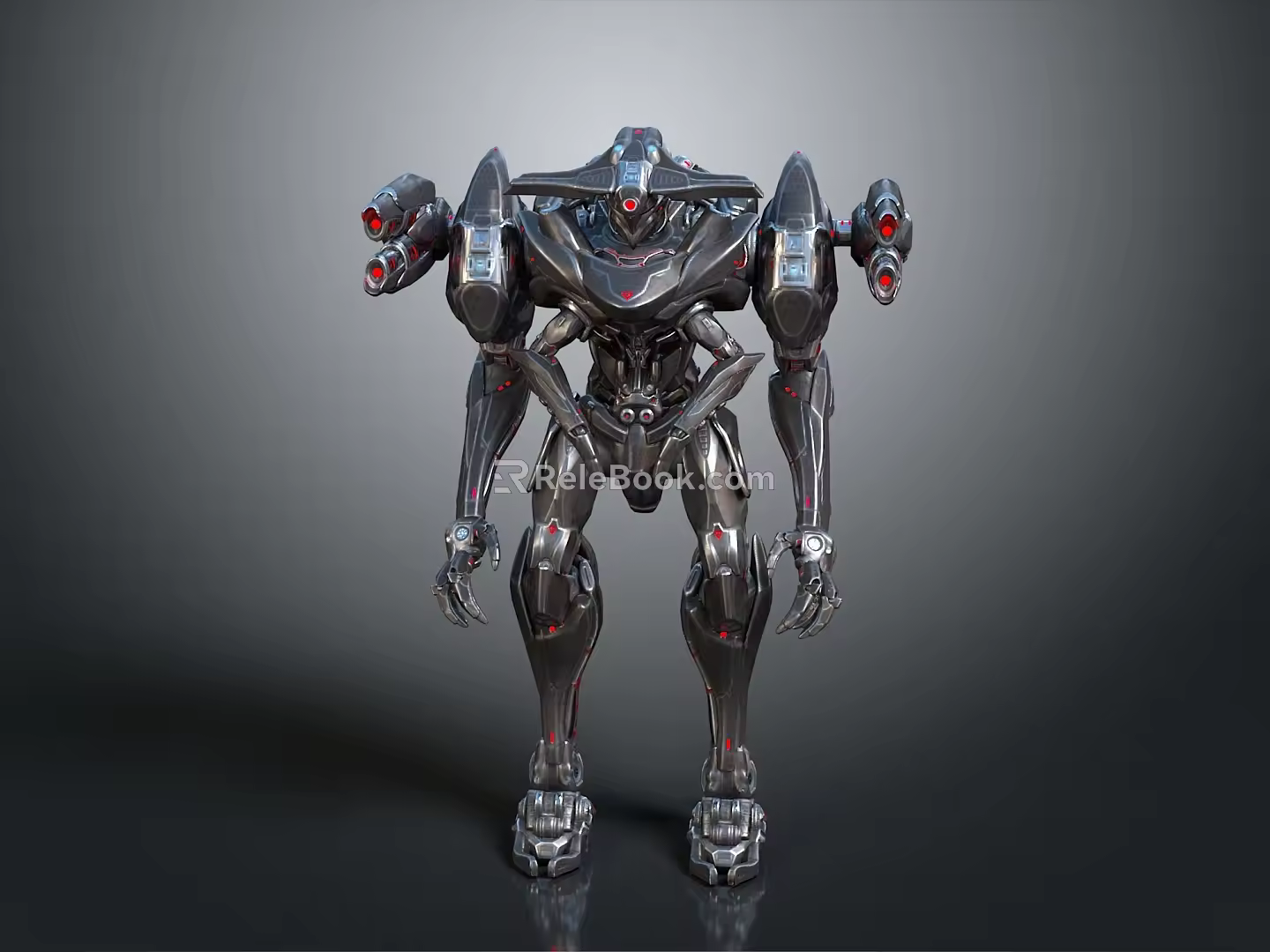 Mech Warrior Mech Soldier Machine Battlearm Mechanical Battlearm Machine Fighter Robot 3d model