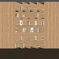 Quiet bookcase 3d model