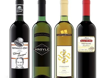 Commercial Wine Display Equipment For Retail Store With Various Brand Bottles 3d model