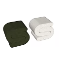 Low Stool Sofa Stool Dressing Stool 3d model