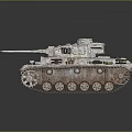 Vintage Military Tank With Weathered Exterior Metal Tracks And Turret Detail Design