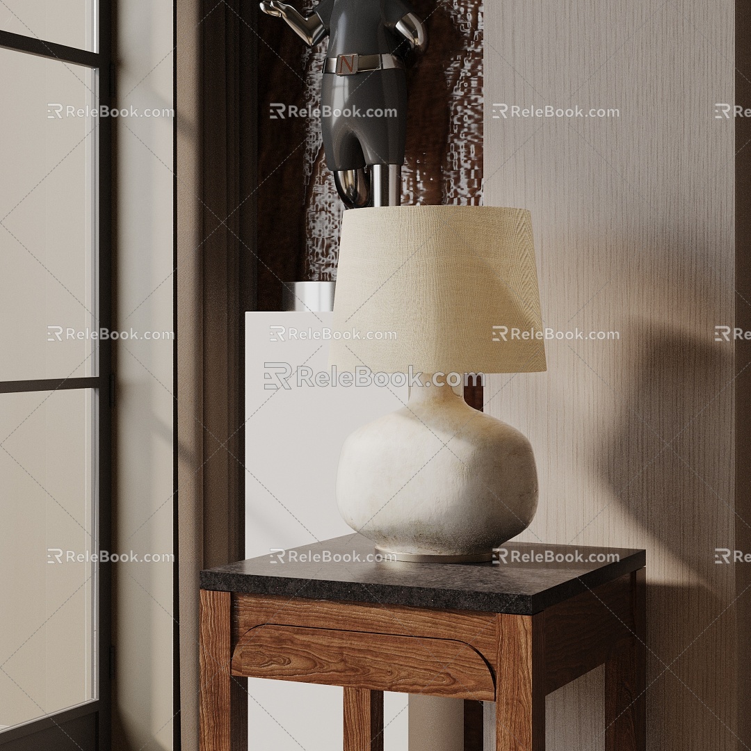 Modern table lamp 3d model