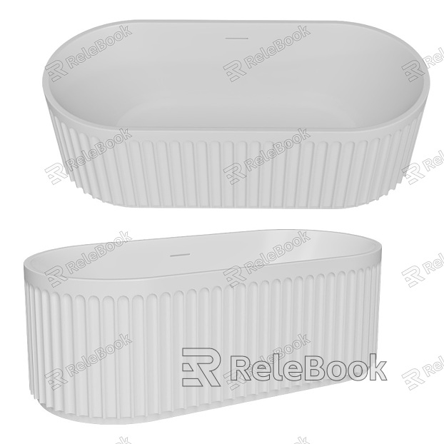 Apple Ceramic Oval Bathtub 18w model