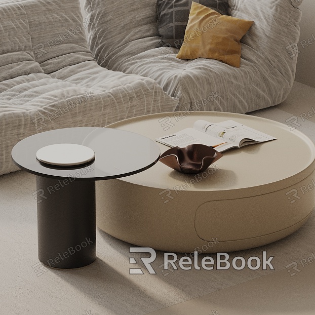 Modern coffee table model