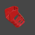 3D Printed Red Human Organ Scaffold With Porous Biomedical Structure Design