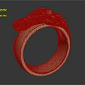 Golden Crocodile Head Design Ring Unique Luxury Jewelry Piece With Statement Accessory Look