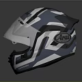 Weapon Tactical Helmet In Blue And White Color With Protective Face Shield Design