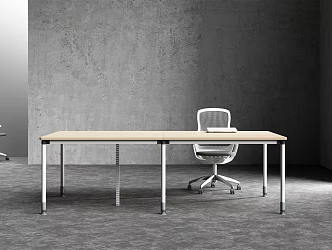 Modern Conference Table and Chair Conference Table 3d model