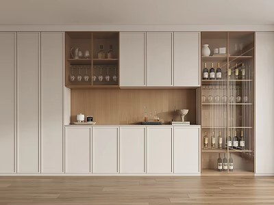 Wine Cabinet Sideboard 3d model