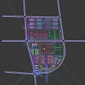 Modern Industrial Factory Building Exterior Design With Large Windows Green Landscaping And Regular Structure