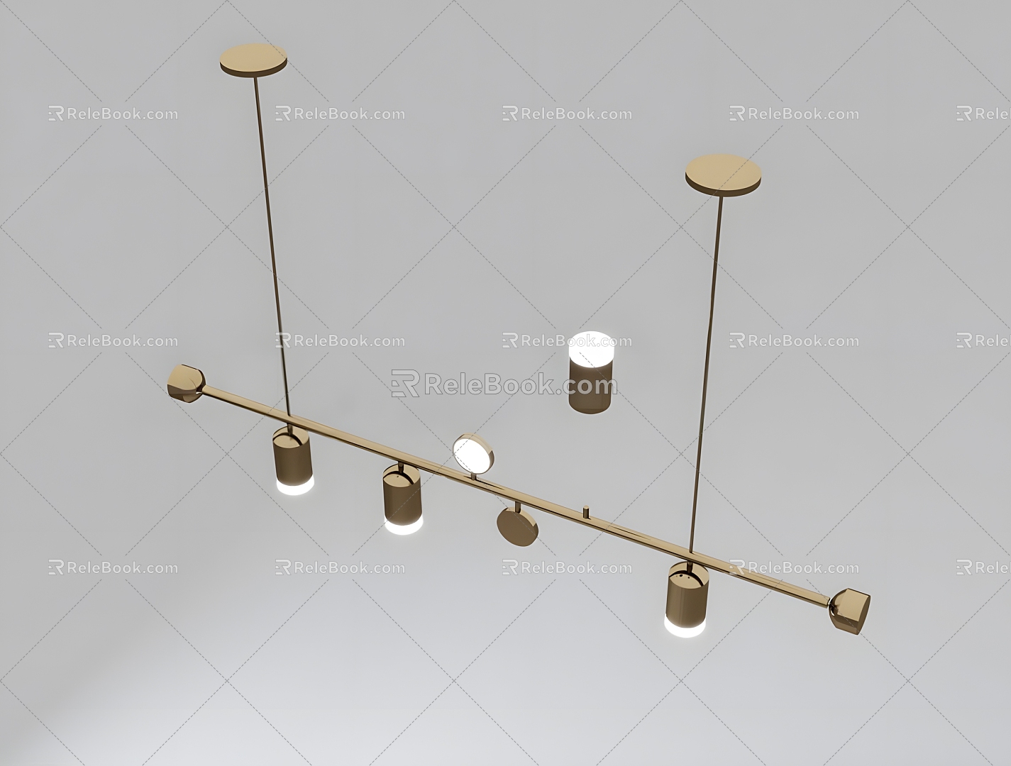 Modern Chandelier Modern Lamp Chandelier Ceiling Lamp Lighting Appliance Art Furniture Light Luxury Bulb Shaped 3d model