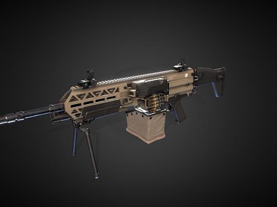 Weapons Light Machine Gun model