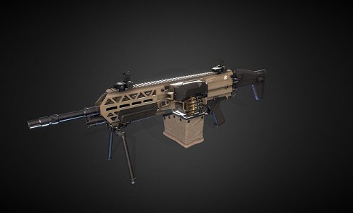 Weapons Light Machine Gun 3d model